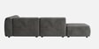 Verona Luxe Sectional Sofa In Dark Grey Color