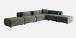 Verona Luxe Sectional Sofa In Frosty Green Color