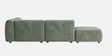 Verona Luxe Sectional Sofa In Frosty Green Color