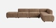Verona Luxe Sectional Sofa In Light Brown Color