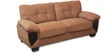 VeronaThree Seater Sofa in Brown Finish
