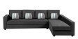 Vestino 5 Seater Fabric RHS L Shaped Sofa in Grey Colourby CasaStyle