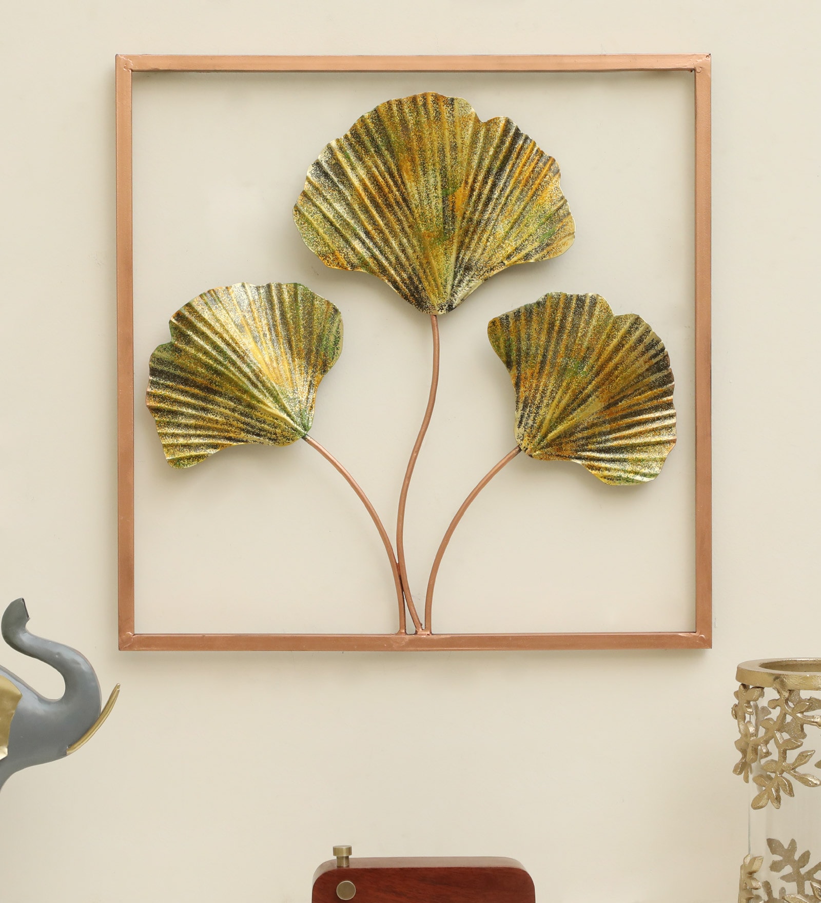 Capa Ginko Iron Multicolour Metal Wall Art