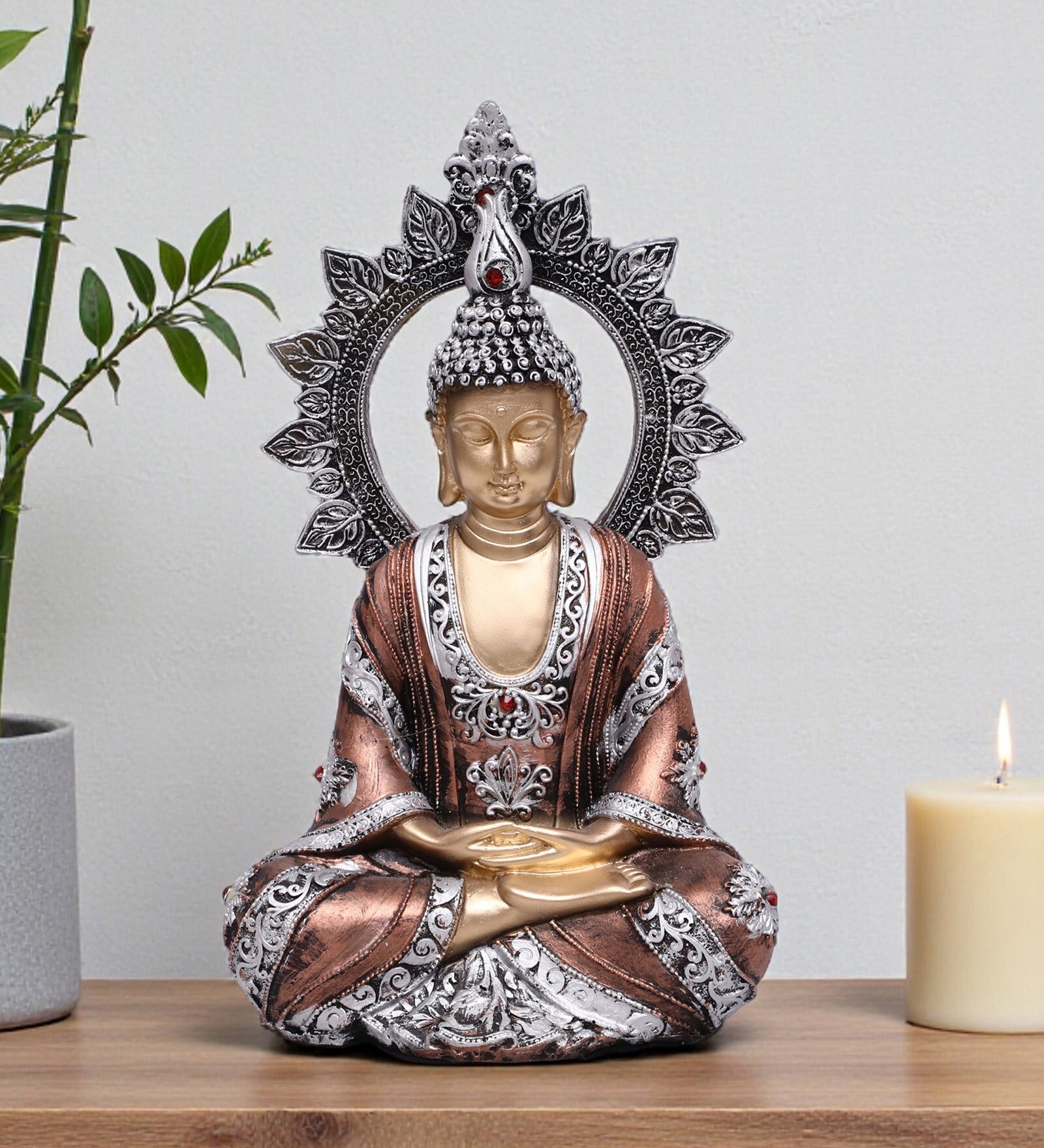 Golden Small Chakkra Buddha Idol