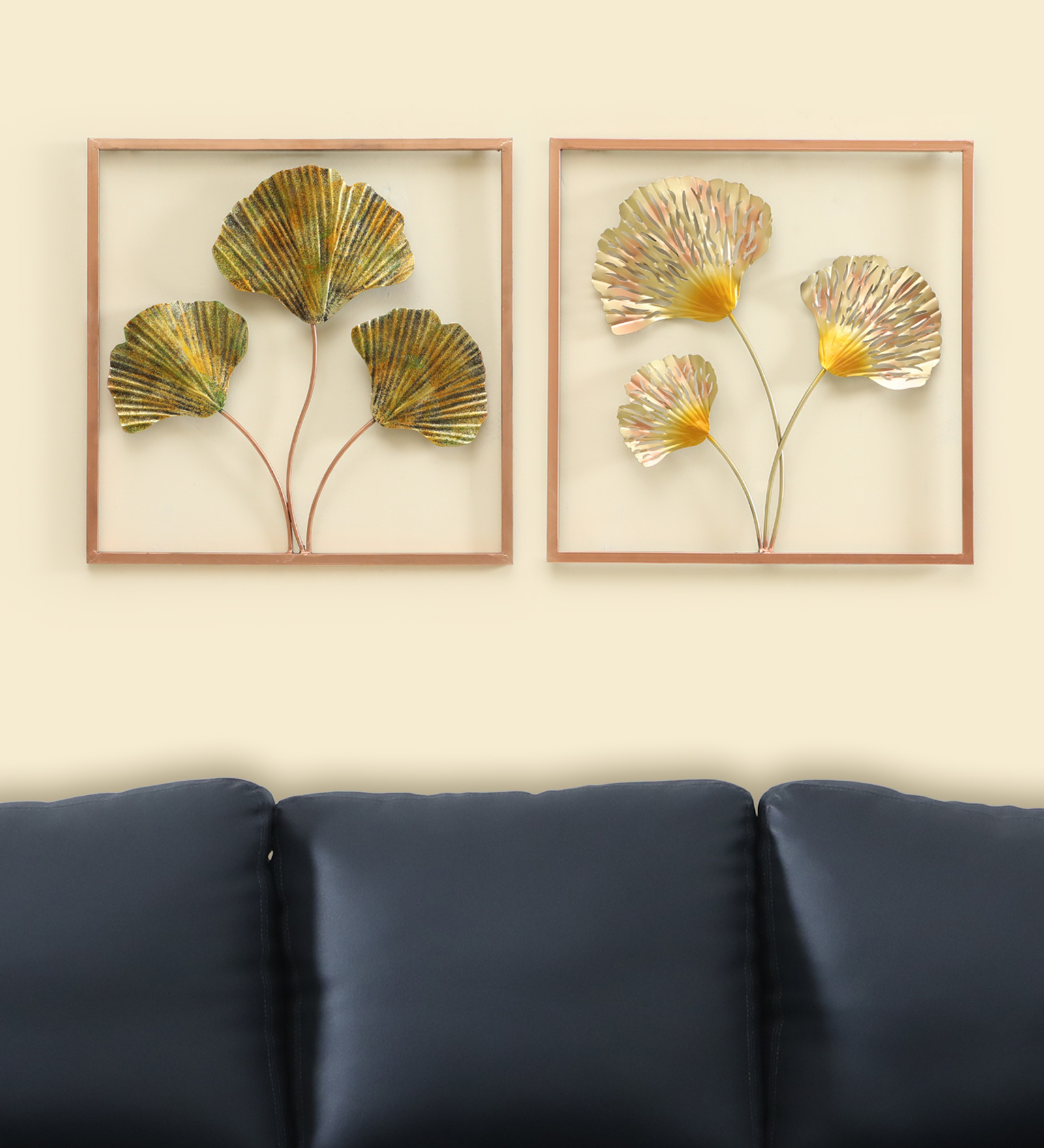 Nanda Iron Multicolour Metal Wall Art