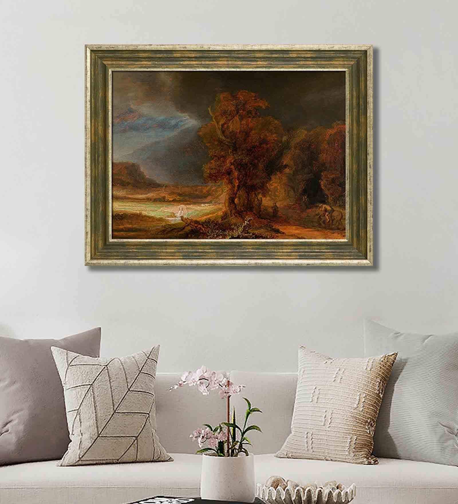 Verde Canvas Framed 18 x 24 Art Print