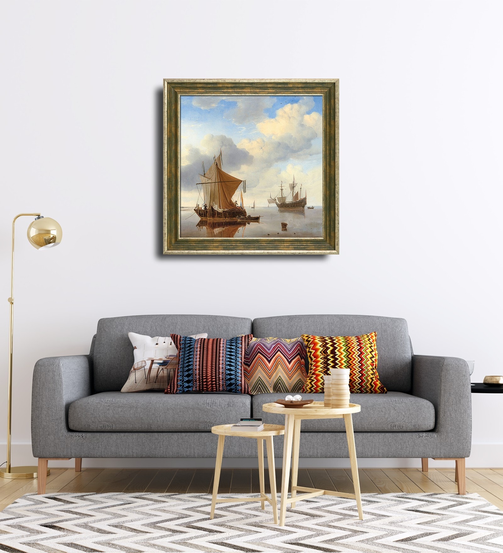 Verde Canvas Framed 24 x 36 Art Print