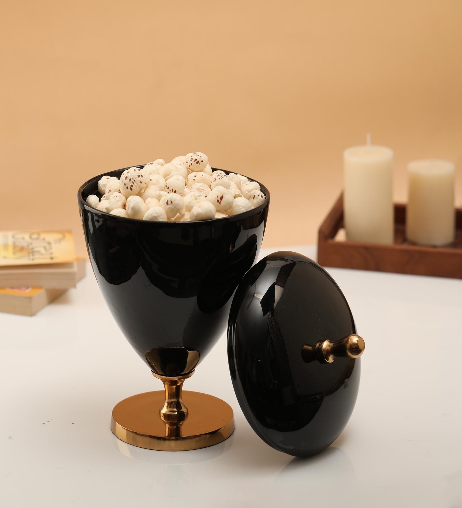 Versa Enamel Black Serving Dishes