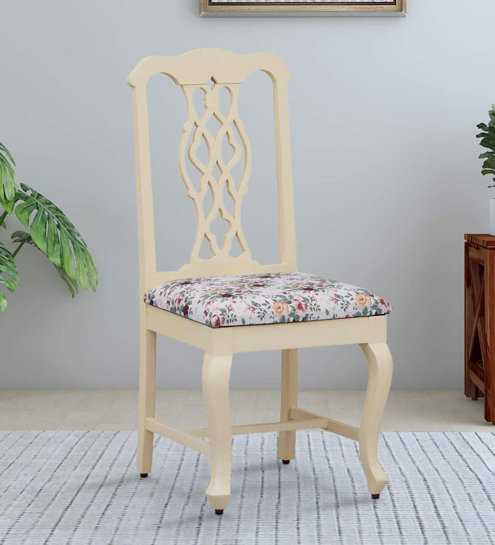 Buy Versaille Solid Wood Dining Chair In Tulip Finish (Set Of 2) at 46