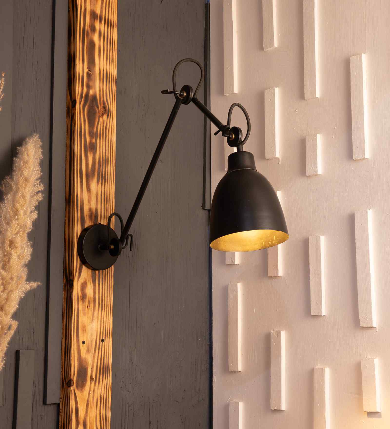 Versatile Swivel Black Wall Sconce