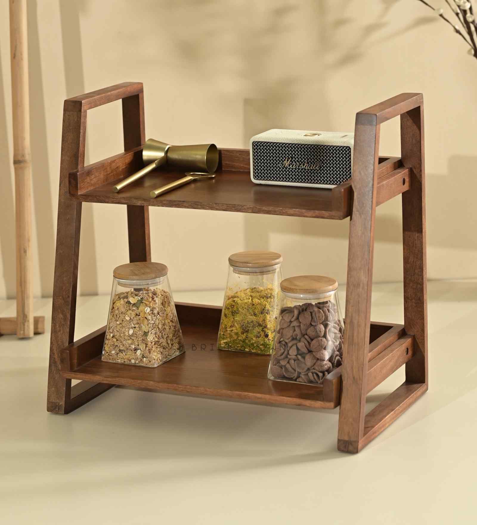 Versatile Wooden Kitchen Organizer | Spice Rack