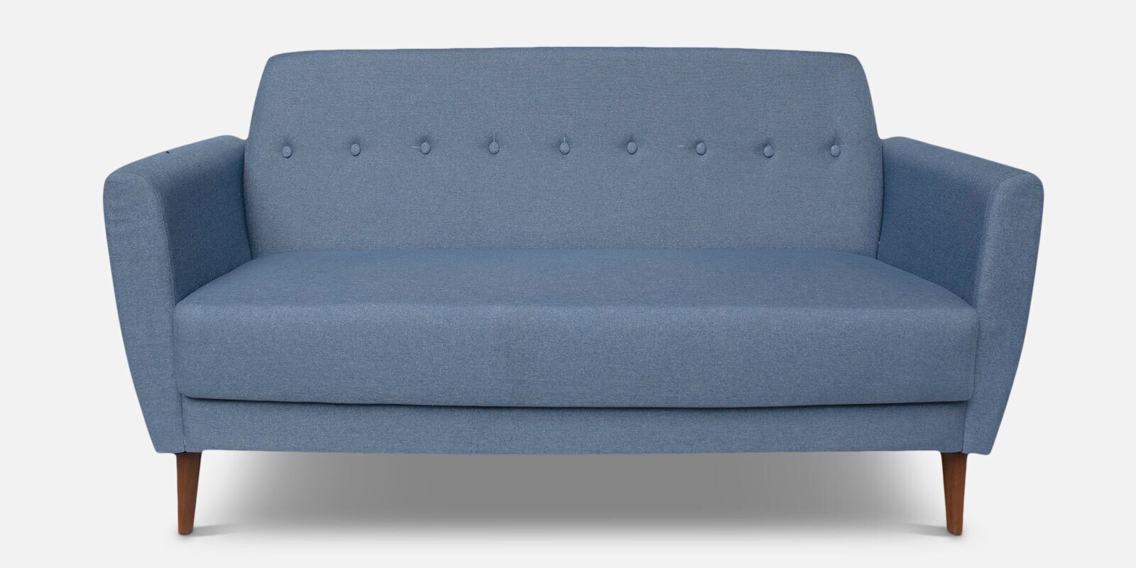 Buy Venice Fabric 3 Seater Sofa in Blue Colour at 32 OFF by ARRA