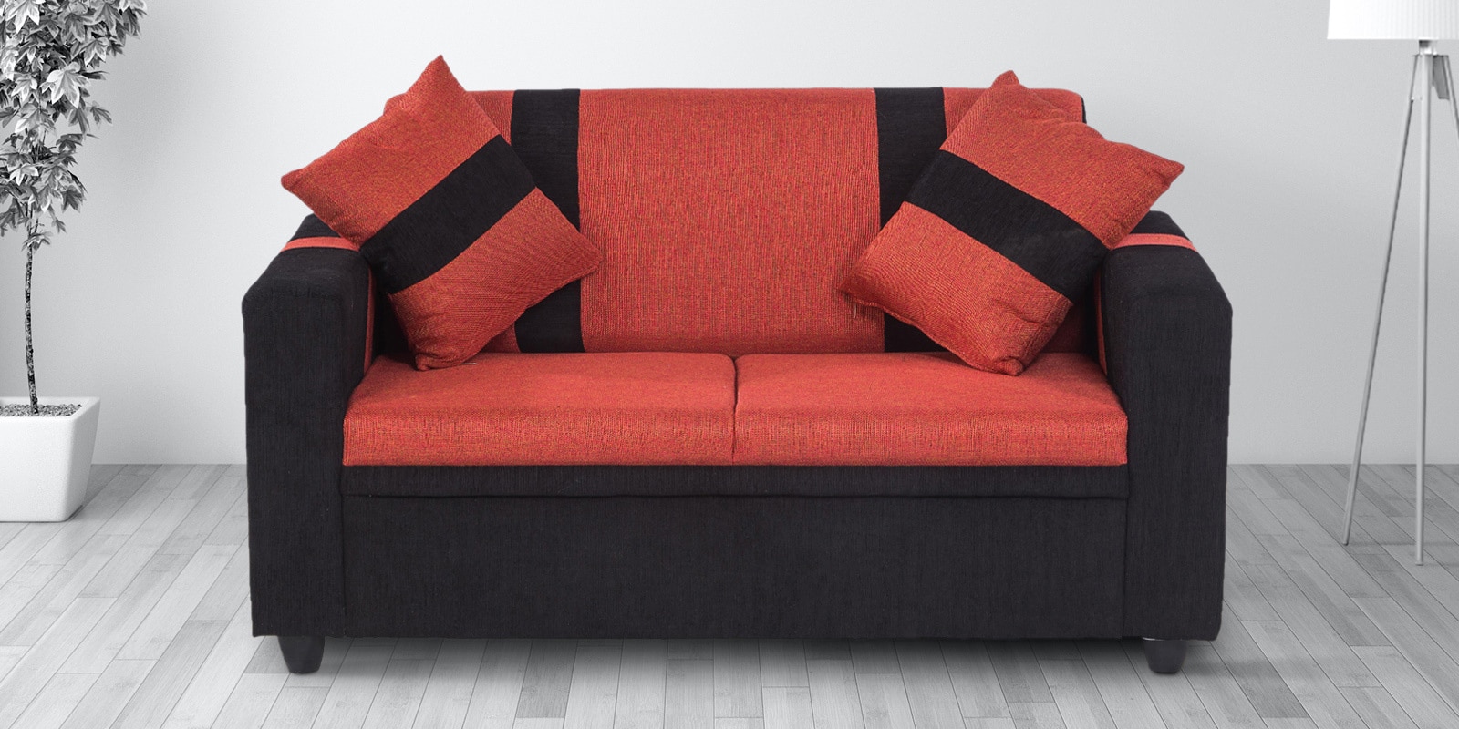 Ventura 2 Seater Sofa in Orange Colour