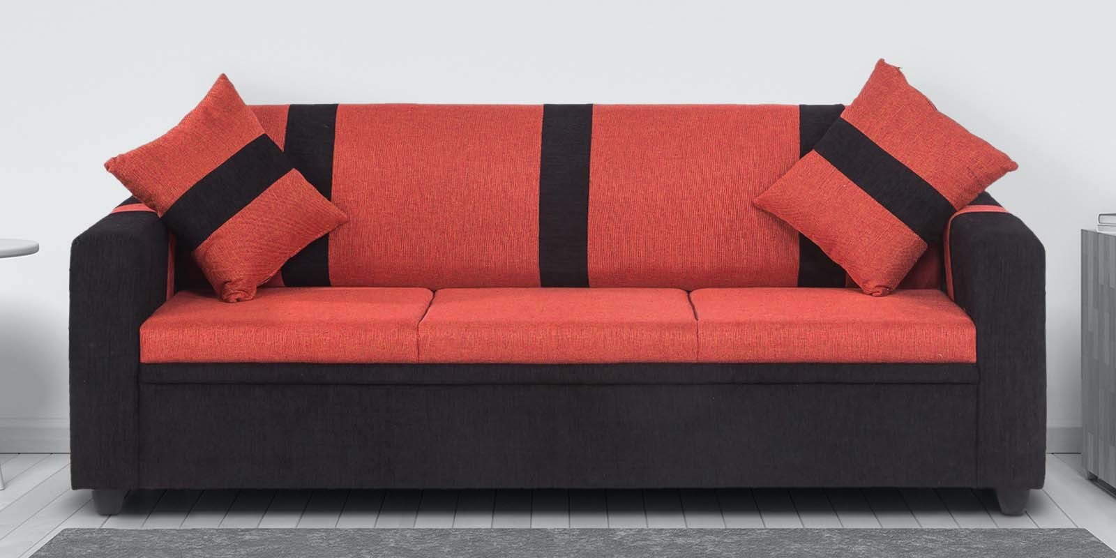 Ventura 3 Seater Sofa in Orange Colour