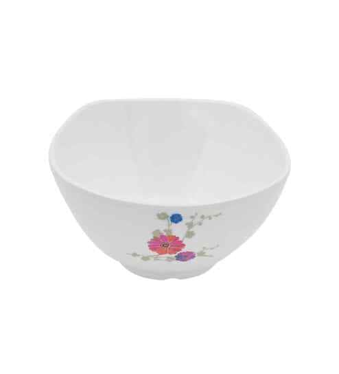 Veg Bowl Set - Barberto Daisy (4.0") , Stain Free, Glazed Finish, Pure Melamine ,6 Nos.
