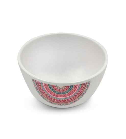 Veg Bowl Set - Festive (4.0") , Stain Free, Glazed Finish, Pure Melamine ,6 Nos.
