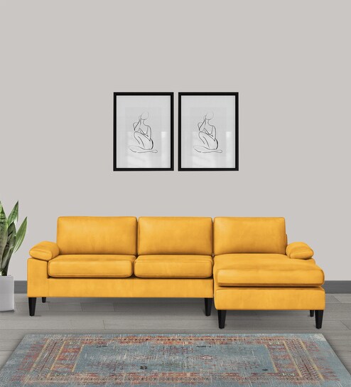 Sofa Topper in Turmeric Velvet