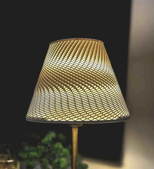 Beige Veil Polymer Lamp Shade