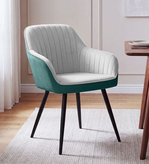 Velmora Premium Armchair In Light Grey Colour