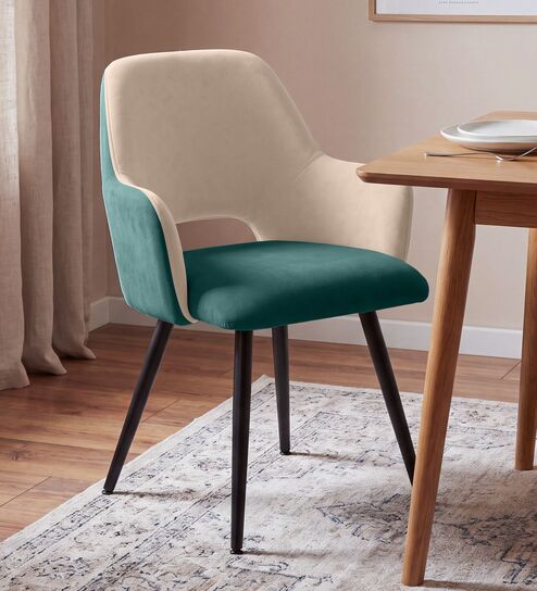 Velora Premium Armchair In Green Colour