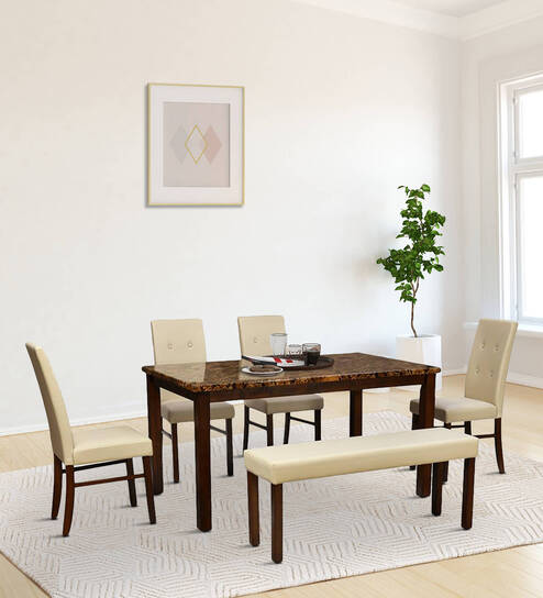 Pepperfry 6 store seater dining table