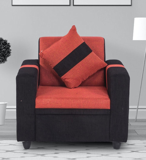 Ventura 1 Seater Sofa in Orange Colour