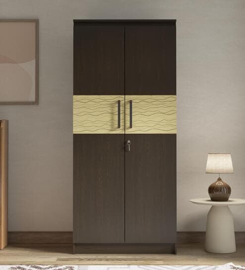 Vero 2 Door Wardrobe In Wenge Teak Finish