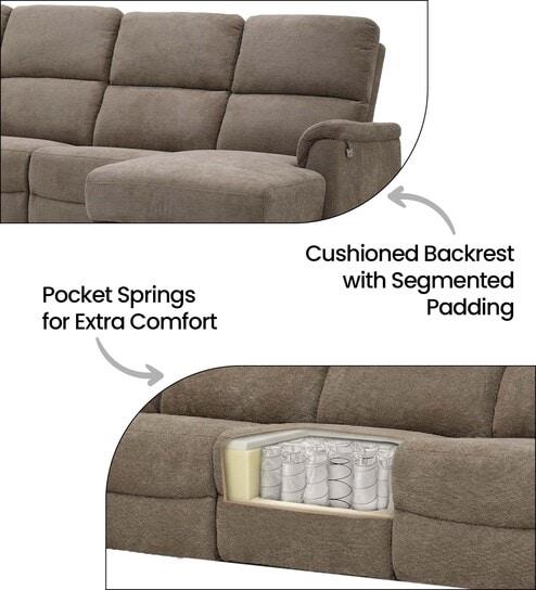 Verona RHS Recliner In Brown Colour