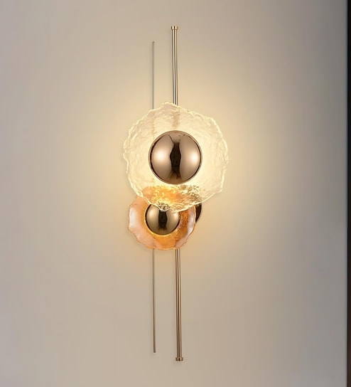 Vetro Modern LED Wall Lamp | Layered Circular Designer Wall Light | 3 Color Modes Decorative Wall Light for Living Room, Bedroom & Bedside | Energy Efficient | 1Year Warranty