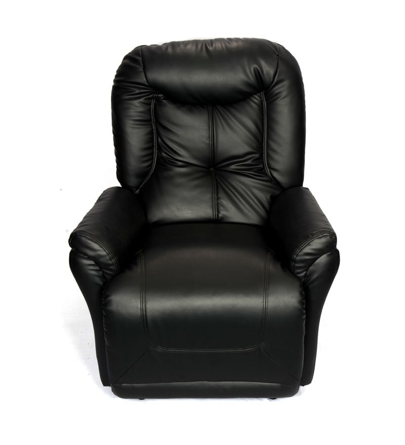 comfortable black recliner