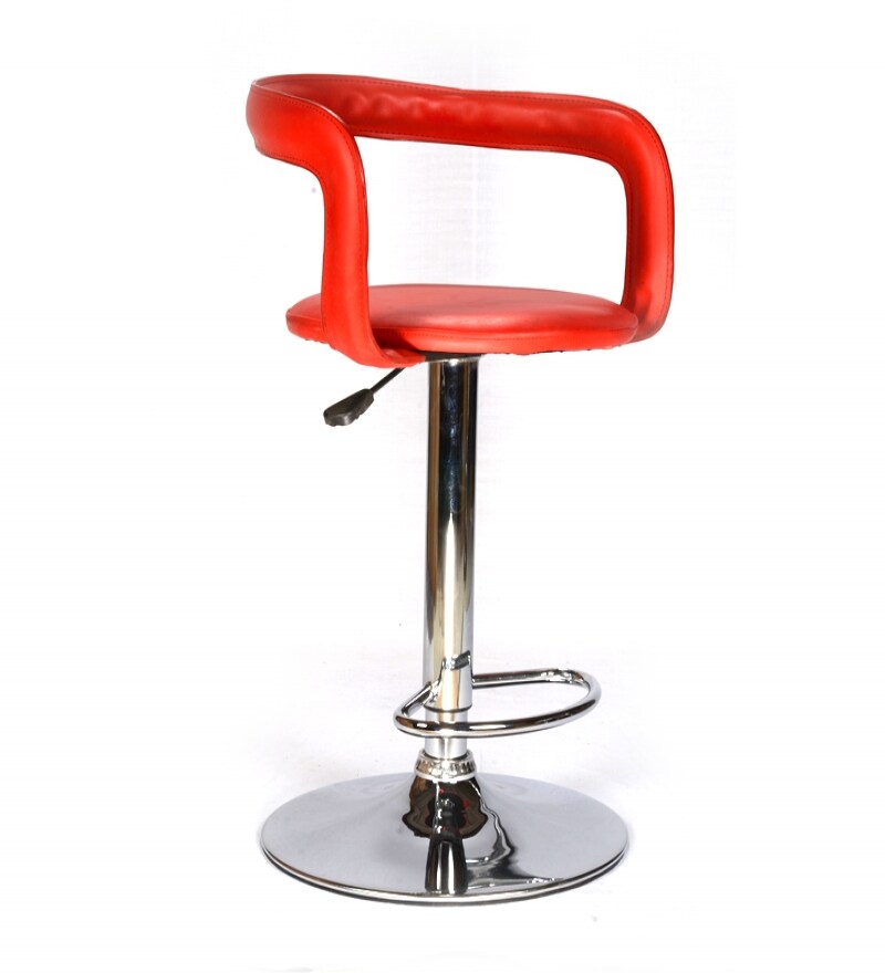 Buy Ventura Contemporary Red Bar Chair Online Modern Bar Chairs Bar