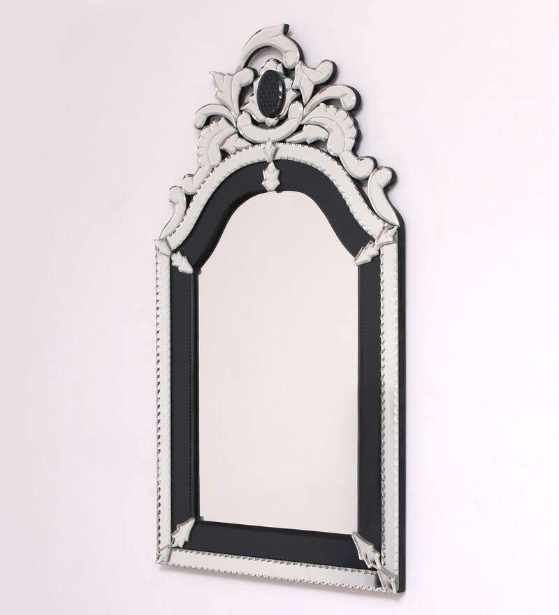 Buy Wreny Crown Top Wall Mirror by Design Online Abstract Shaped Mirrors Mirrors