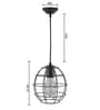 Vector Black Metal Hanging Light