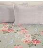 Veda Cotton 160TC Fitted King Size Bedsheet With 2 Pillow Covers