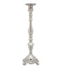 Veda Silver Metal Candle Holder