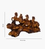 Wooden Finish 7 Horses Showpiece