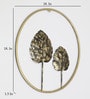 Bora Leaf Iron Multicolour Metal Wall Art