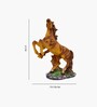 Brown Dahaad Horse 16 Inch Showpiece