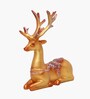 Golden Deer Showpiece Set Of 2