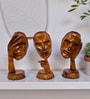 Diamond Face Showpieces Set Of 3