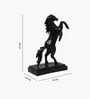 Black Diamond Horse Showpiece Set Of 2