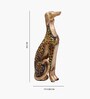 Golden Dog Showpiece Set Of 2