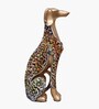 Golden Dog Showpiece Set Of 2