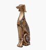 Golden Dog Showpiece Set Of 2