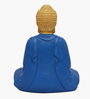 Golden Blue Buddha Idol Dupatta Samadhi 15 In