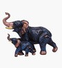 Elephantphant With Baby Set Showpiece