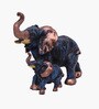 Elephantphant With Baby Set Showpiece