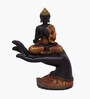 Grey Hand Buddha Idol Orange Set Of 3