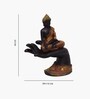Grey Hand Buddha Idol Orange Set Of 3