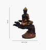 Grey Hand Buddha Idol Orange Set Of 3